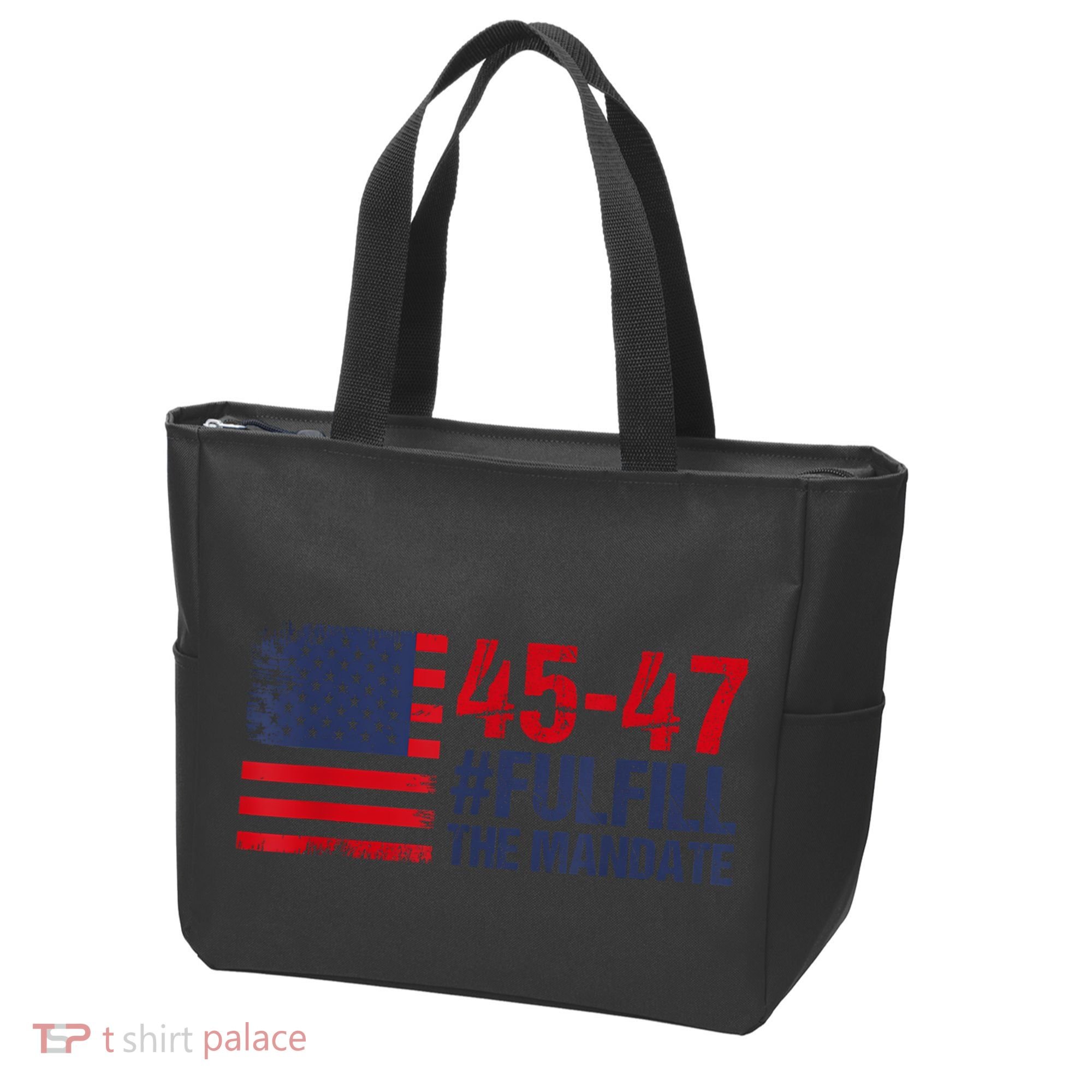 American Flag Fulfill The Mandate 45 47 Tote Bag