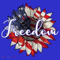 American Flag Freedom Sunflower Independence Day Sweatshirt thumb 3