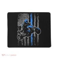 American Flag Four Wheeler Quad Atv Riding Gift Mousepad thumb 0