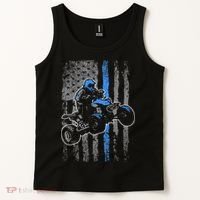 American Flag Four Wheeler Quad Atv Riding Gift Tank Top thumb 2