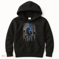 American Flag Four Wheeler Quad Atv Riding Gift Kids Hoodie thumb 0