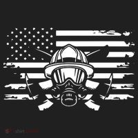 American Flag Fireman Firefighter Apparel Fireman Beanie thumb 2