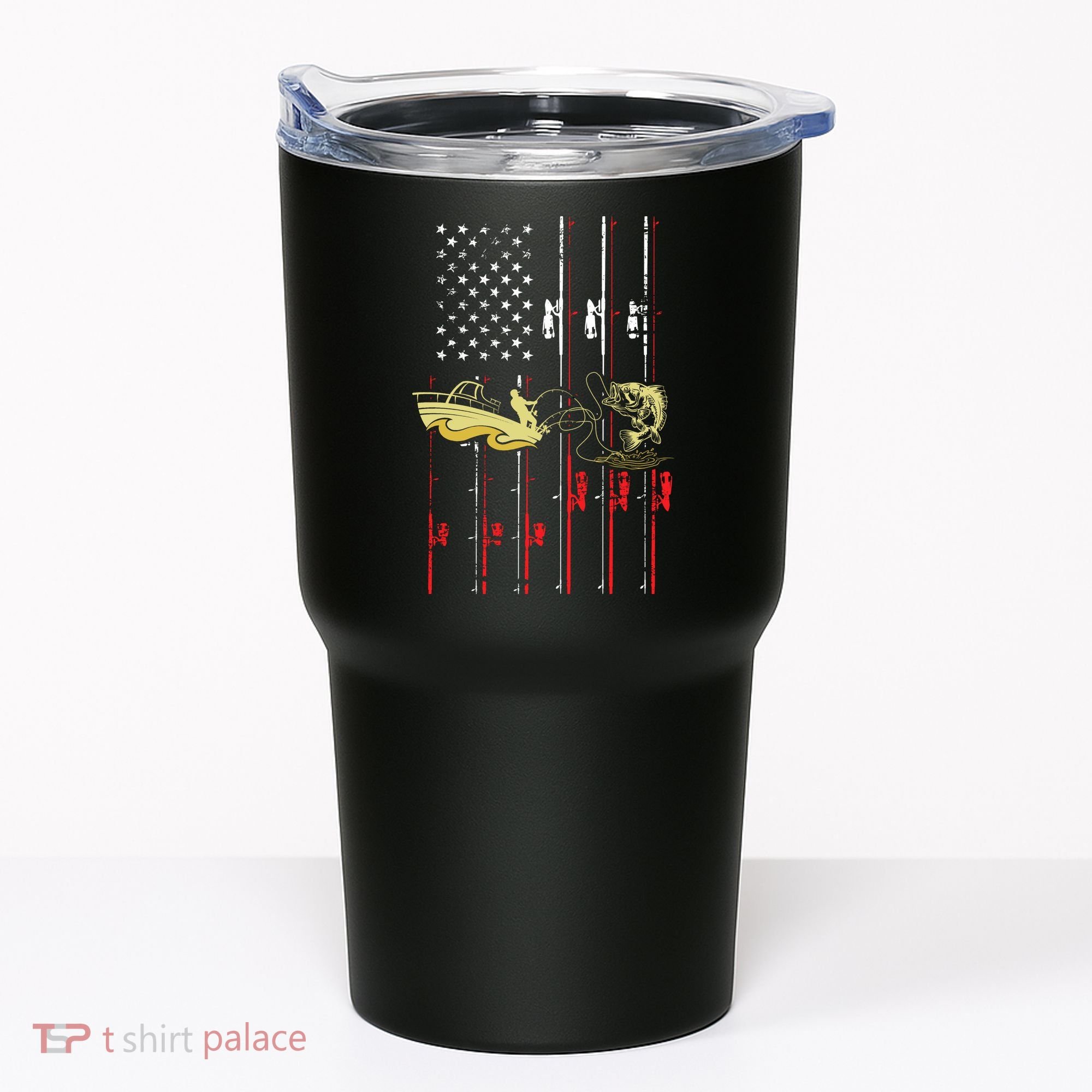 American Fishing Flag Tumbler