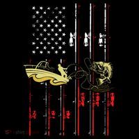American Fishing Flag Mousepad thumb 1