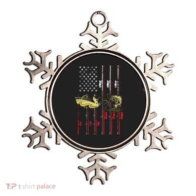 American Fishing Flag Ornament