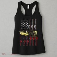 American Fishing Flag Women's Tank Top thumb 3