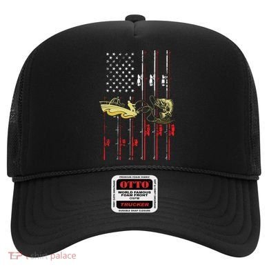 American Fishing Flag Hat