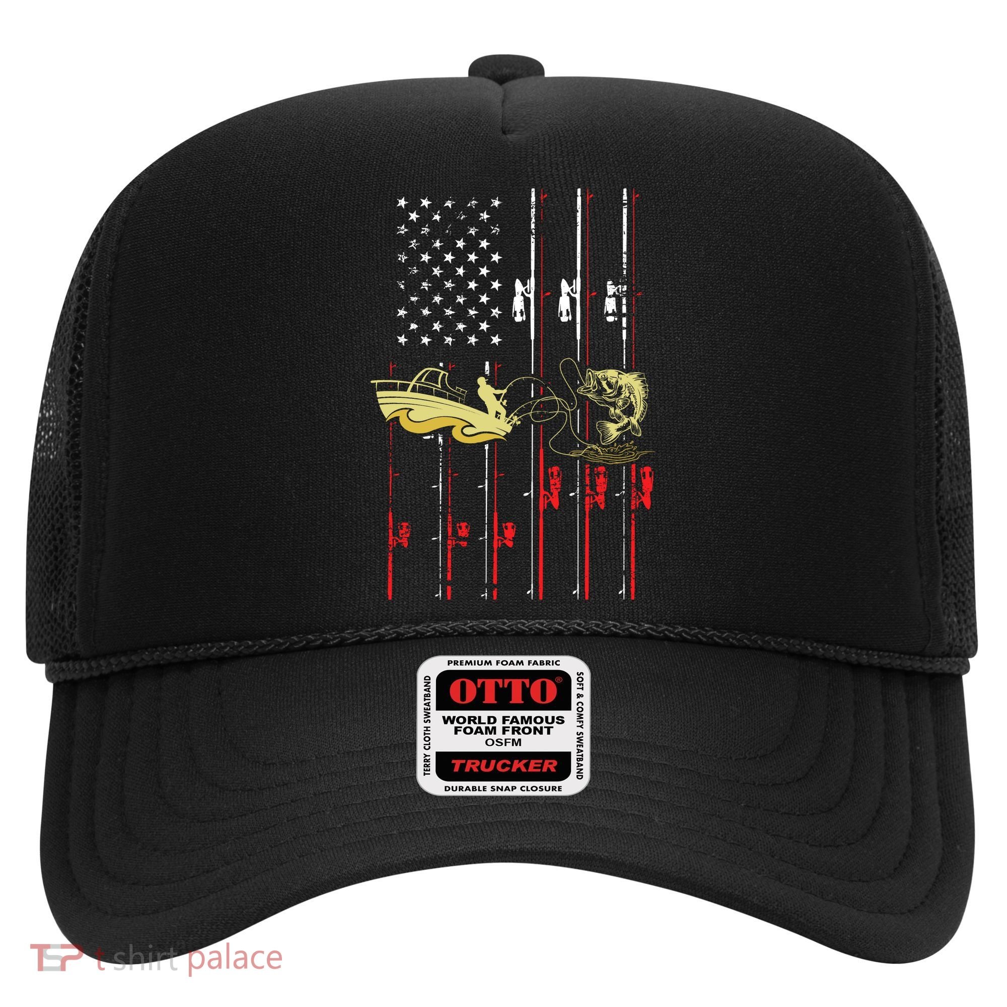 American Fishing Flag Hat