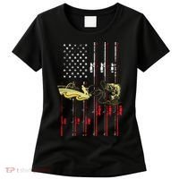 American Fishing Flag Women's T-Shirt thumb 0