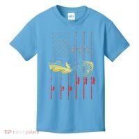 American Fishing Flag Kids T-Shirt thumb 0