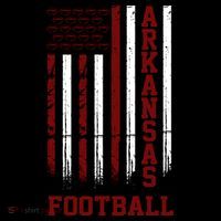 Arkansas Football Fan American Flag Coffee Mug thumb 5