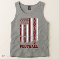 Arkansas Football Fan American Flag Tank Top thumb 2