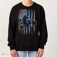 American Flag Four Wheeler Quad Men ATV Riding Gift Women's Sweatshirt thumb 0