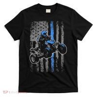 American Flag Four Wheeler Quad Men ATV Riding Gift T-Shirt thumb 0
