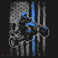 American Flag Four Wheeler Quad Men ATV Riding Gift T-Shirt thumb 7