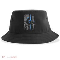 American Flag Four Wheeler Quad Men ATV Riding Gift Sustainable Bucket Hat thumb 0
