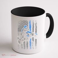 American Flag Four Wheeler Quad Men ATV Riding Gift Coffee Mug thumb 1