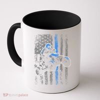 American Flag Four Wheeler Quad Men ATV Riding Gift Coffee Mug thumb 0