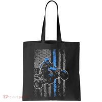 American Flag Four Wheeler Quad Men ATV Riding Gift Tote Bag thumb 0
