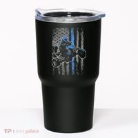 American Flag Four Wheeler Quad Men ATV Riding Gift Tumbler thumb 0