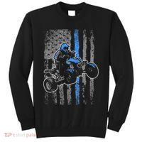 American Flag Four Wheeler Quad Men ATV Riding Gift Tall Sweatshirt thumb 0