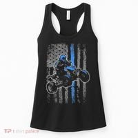 American Flag Four Wheeler Quad Men ATV Riding Gift Women's Tank Top thumb 0