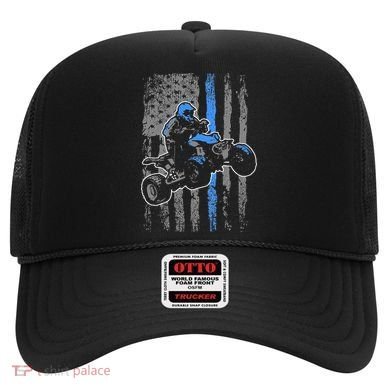 American Flag Four Wheeler Quad Men ATV Riding Gift Hat