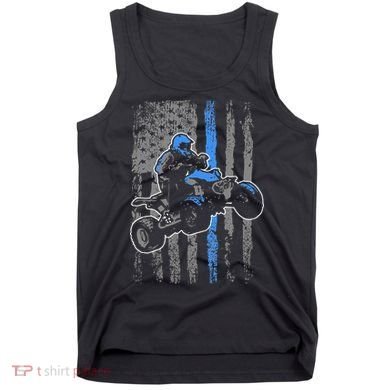 American Flag Four Wheeler Quad Men ATV Riding Gift Tank Top