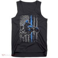 American Flag Four Wheeler Quad Men ATV Riding Gift Tank Top thumb 0