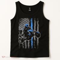 American Flag Four Wheeler Quad Men ATV Riding Gift Tank Top thumb 2