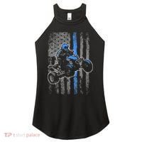 American Flag Four Wheeler Quad Men ATV Riding Gift Women's Perfect Tri Rocker Tank thumb 0