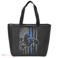 American Flag Four Wheeler Quad Men ATV Riding Gift Tote Bag thumb 0