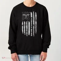 American Flag Formula Racing Women's Sweatshirt thumb 0