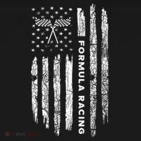 American Flag Formula Racing Women's Hoodie thumb 2