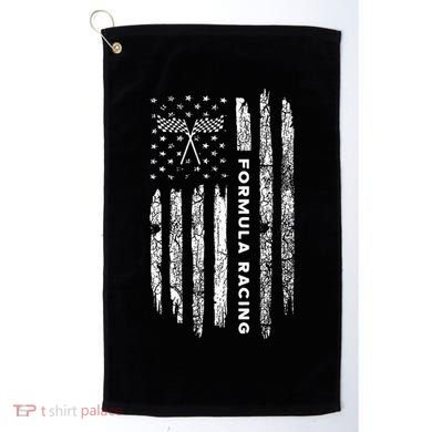 American Flag Formula Racing Golf Towel