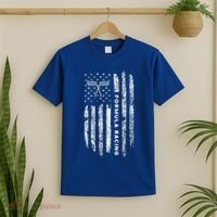 American Flag Formula Racing T-Shirt thumb 2