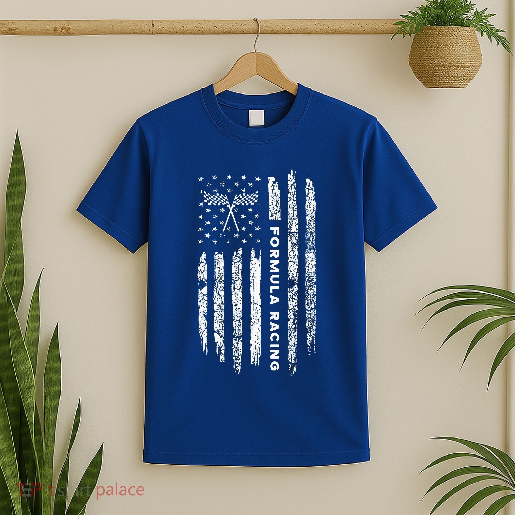American Flag Formula Racing T-Shirt