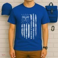 American Flag Formula Racing T-Shirt thumb 6