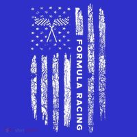 American Flag Formula Racing T-Shirt thumb 7
