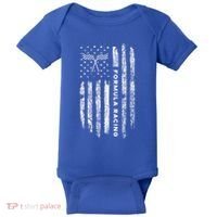 American Flag Formula Racing Baby Bodysuit thumb 0