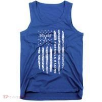 American Flag Formula Racing Tank Top thumb 0