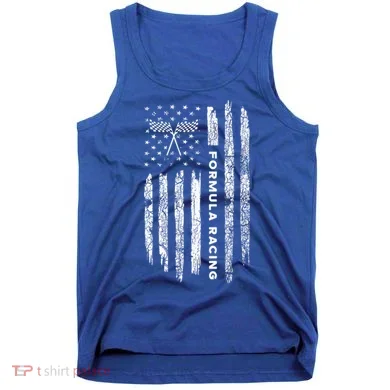 American Flag Formula Racing Tank Top
