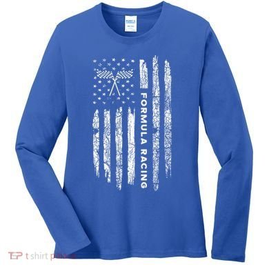 American Flag Formula Racing Women's Long Sleeve Shirt