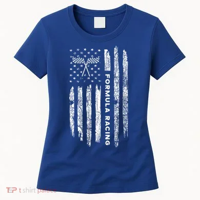 American Flag Formula Racing Women's T-Shirt