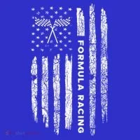 American Flag Formula Racing Women's T-Shirt thumb 6