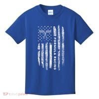 American Flag Formula Racing Kids T-Shirt thumb 0