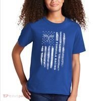 American Flag Formula Racing Kids T-Shirt thumb 2