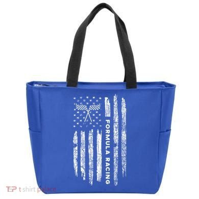American Flag Formula Racing Tote Bag
