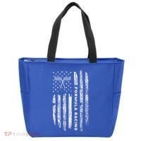 American Flag Formula Racing Tote Bag thumb 0