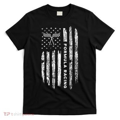American Flag Formula Racing Vintage Formula Racing T-Shirt
